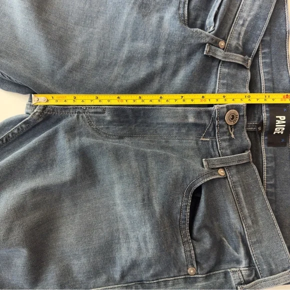 Paige Lennox men Jeans Gray-blue  Slim Fit Stretch Sz 31 - Picture 8 of 11